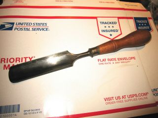 Vintage Good Quality Peck,  Stowe & Wilcox 1 1/4 " Gouge Style Chisel Good Cond.
