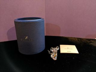 Swarovski Mouse With Cheese 5004691 Retired With Box