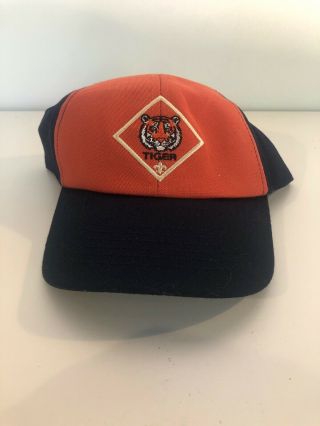 Bsa Tiger Cub Scout Uniform Hat Cap S/m