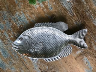 Centrumetal Pewter Fish Platter.  18x9” Great For Entertaining.