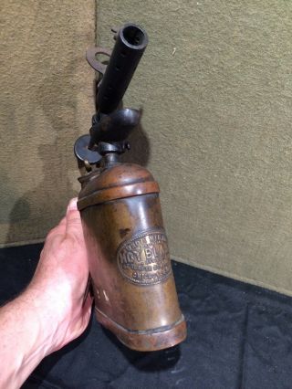 Turner Brass Hot Blast Blow Torch White Manufacturing Chicago