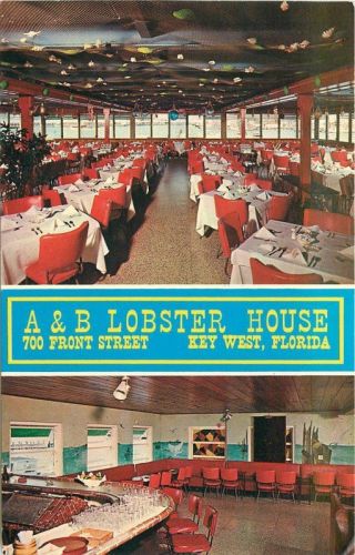 A&b Lobster House 1950s Roadside Key West Florida Deutsch Interior 6016