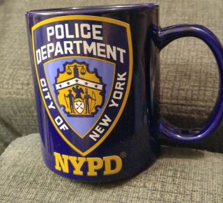 Rare Auth Nypd Official York 9/11 Memorial Coffee Mug