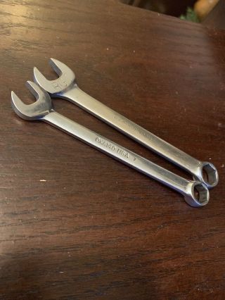 Vintage Snap - On Oxa140 Oxa160 Short Combination Wrench Wrenches Tools