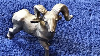 Pewter Miniature,  Big Horned Ram.  Sheep Goat