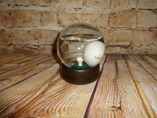 Vintage Rare Snow Globe Golf Ball Tee Game Novelty Gift Great