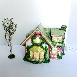 Time To Celebrate Dept 56 Spring Tulips House 2003 Merryville Series 20.  87700