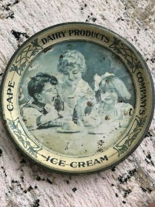 Cape Girardeau Mo Missouri Cape Dairy Products Ice Cream Tray Ca 1920