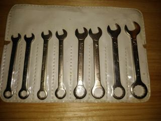 Vintage Oxwall Home And Auto Ignition Mini Wrench Set With Pouch Made In Usa