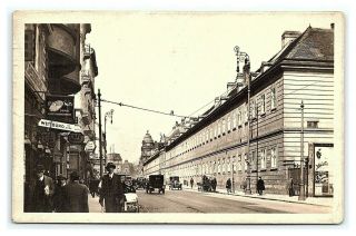 Vintage Postcard Rppc Wien Vienna Austria Alserstrasse Krankenhaus J1
