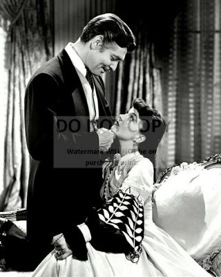 Clark Gable & Vivien Leigh In " Gone With The Wind " 8x10 Publicity Photo (ab - 001)