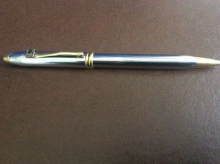 Cross Townsend Silver With Gold Ballpoint Pen