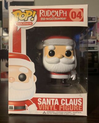 Funko Pop Holiday Rudolph The Red - Nosed Reindeer Santa Claus Vaulted 04