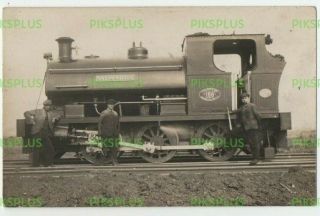 Industrial Railway Postcard Shepperton Loco Metropolitan Water Board Real Photo