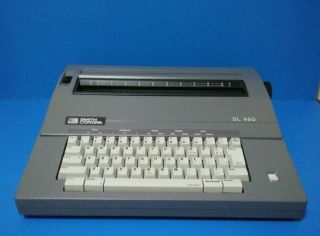 Smith Corona Sl 460 Spell Right Portable Electric Typewriter W/ Cover