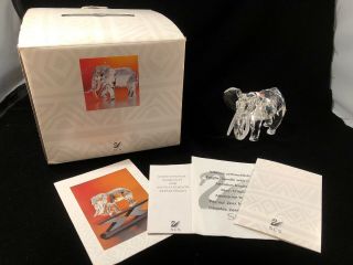 Swarovski Crystal Figurine - Large 1993 Inspiration Africa The Elephant Mib