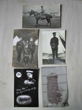 5 Vintage Real Photo Postcards,  Asst 