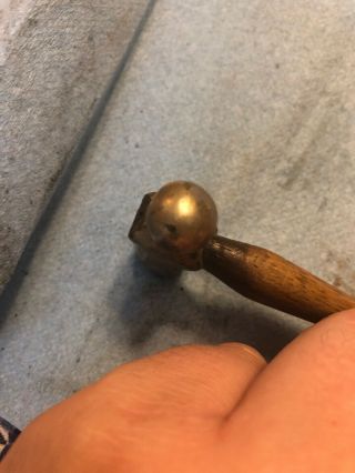 Vintage Antique EC Simmons KEEN KUTTER Ball Peen Small Hammer Tool 3