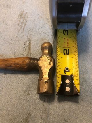 Vintage Antique EC Simmons KEEN KUTTER Ball Peen Small Hammer Tool 6