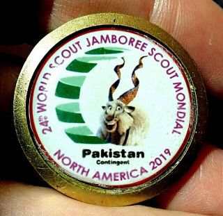 24th 2019 World Scout Jamboree Offl Wsj Pakistan Contingent Badge Not Patch Pin