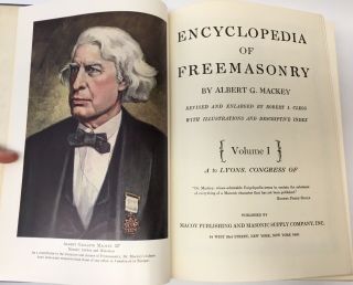 COMPLETE 3 VOLUME SET Mackey ' s Revised Encyclopedia of Freemasonry - 1966 Blue 8