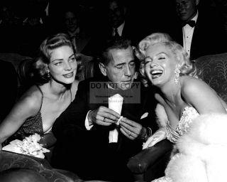 Lauren Bacall,  Humphrey Bogart & Marilyn Monroe - 8x10 Publicity Photo (aa - 908)