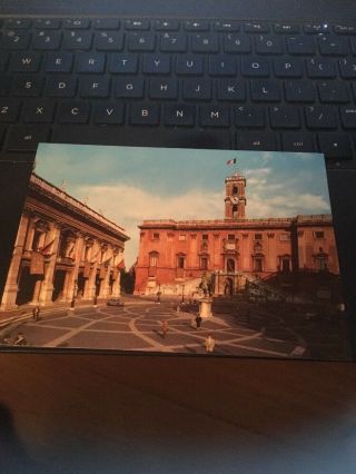 Vtg Postcard: Rome Roma Italy - The Capitol