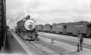 Southern Pacific Rr Consolidation C - 9 Locomotive - 2 - 8 - 0 2587 - 1947 Negative