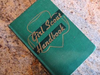 Unread 1947 Vintage Girl Scout Handbook Exc Hardcover Vg To Ex