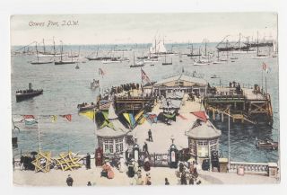 Cowes,  Isle Of Wight,  U.  K.  Pier And Port,  Cowes,  1908