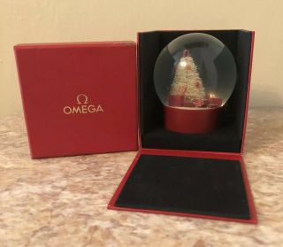 Omega Snow Globe Limited Vip Gift Watch Christmas Tree Collectible