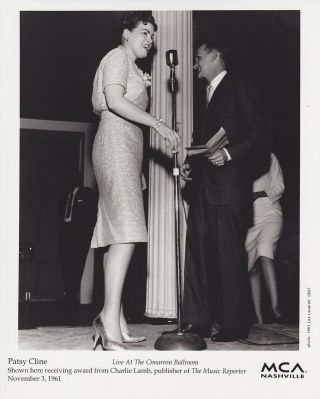 Vintage Press Photograph - Patsy Cline - Mca Nashville - Photo: Les Leverett