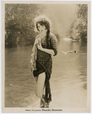 Vintage 1925 Madge Bellamy Silent Film Thunder Mountain Production Photograph