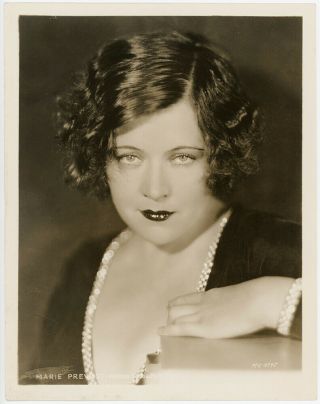 Tragic Silent Film Star Marie Prevost 1920s Vintage Vampy Flapper Photograph