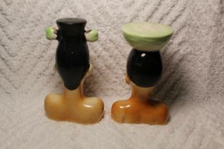 Vintage Black Americana Man and Woman Salt and Pepper Shakers 4