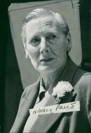 Nancy Price - Vintage Photo