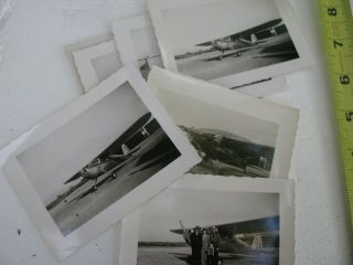 Vintage Airplane Photos Black And White 1940 