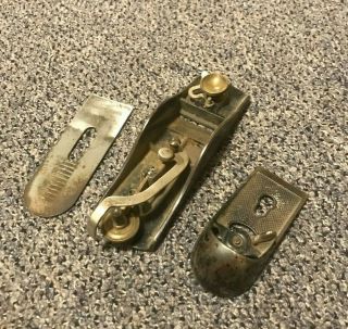 Early Metal Wood Molding Plane Vintage Antique 4