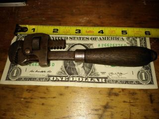 Vintage Stillson Pipe Wrench 6 " Moore Drop Forging Co.