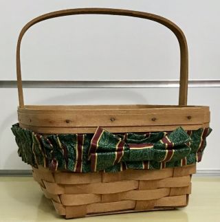 Longaberger Large Berry Basket 1988,  Imperial Stripe Garter