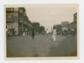 Ww2 Photograph 1945 China Burma India Ledo Road Cbi Gss Assam India Street Tram