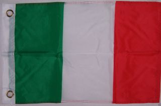 12x18 Italy Italian Boat Flag With Brass Grommets