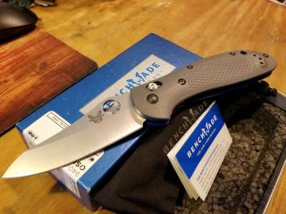 Benchmade Griptilian Folding Knife Cpm - 20cv Satin Sheepsfoot Plain Edge 550 - 1