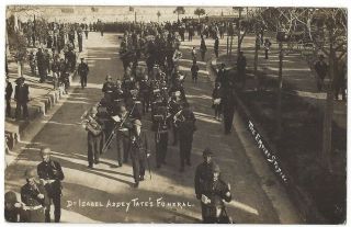 Malta Funeral Of Dr Isobel Addey Tate At Pieta 1917,  Rp Postcard