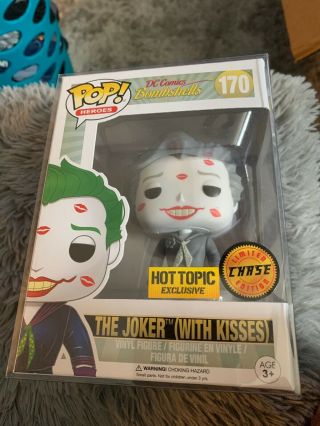 Funko Pop Dc Comics Bombshells The Joker With Kisses 170 Chase Hot Topic