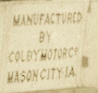 Mason City IOWA RP c1910 ADVERTISING Fair Display COLBY MOTOR CO.  Car Auto KIDS 3