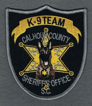 Calhoun County Sc K9 Police / Sheriff Patch South Carolina