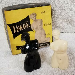 Vintage Venus Salt And Pepper Shakers - 1948 - Art Deco