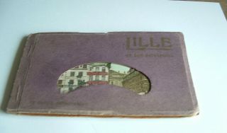 Vintage Postcard Booklet Of 6 Colour Postcards Lille France