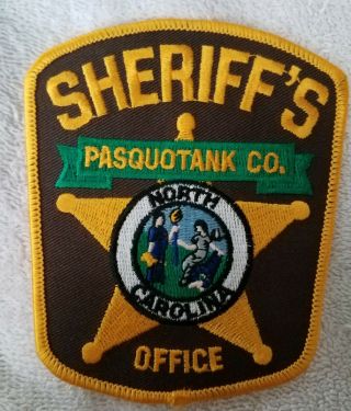 Pasquotank County Nc Police / Sheriff Patch North Carolina